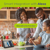 3MP 8-Channel Wireless Security Camera System, 5MP NVR, Audio Recording, IP66 Waterproof, Smart AI Human Detection, Work With Alexa