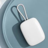 Mini UV-C Toothbrush Sanitizer, Portable Rechargeable Sterilizer for Any Size Toothbrush, Box Case with Holder for Household and Travel or Business Trips