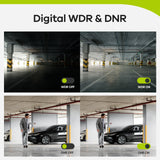 1080p Lite 8-Channel Wired Security DVR System W/ 4pcs 2MP Outdoor & Indoor Turret Cameras, Smart Motion Detection