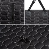 Dog Car Seat Cover, Waterproof & 600D Heavy Duty Scratchproof Back Seats Hammock Protector for Car Truck SUV Family Travel