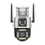 2K 4MP Dual-Lens WiFi Security IP Camera, Bullet & Dome, Full Color Night Vision, 355° Pan & 90° Tilt, Smart Detection Motion & Tracking, Two-Way Audio