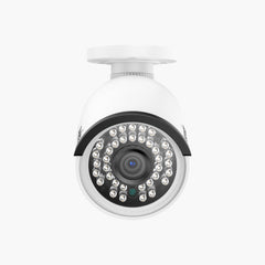 3MP PoE IP Bullet Security Camera w/ Audio Recording, work with SANNCE N98PBD/N96PBK(2-Pack)