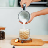 Electric Milk Frother, 4 in 1 Automatic Electric Milk Steamer, Cold and Hot Milk Foam Maker & Milk, Chocolate Warmer for Cappuccino, Hot Chocolates, Macchiato, Latte, NTC Temperature Control System