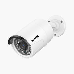 3MP PoE IP Bullet Security Camera w/ Audio Recording, work with SANNCE N98PBD/N96PBK(2-Pack)
