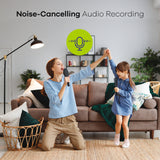 3MP 8-Channel Wireless Security Camera System, 5MP NVR, Audio Recording, IP66 Waterproof, Smart AI Human Detection, Work With Alexa