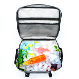 Double Decker Insulated Cooler Bag, Collapsible & Leakproof Lunch Coolers Bag for Camping, Beach, Picnic