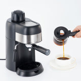 Espresso and Cappuccino Machine, Single Serve Coffee Maker with Milk Frothing Pitcher and Steam Wand, Stainless Steel