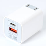 USB C Charger, 48W 2 Ports with USB C+A Power Adapter w/ Foldable Wall Plug for iPad/iPad Mini/ iPhone 14/ 14 Pro/ 14 Pro Max/ 13/ 13 Mini/ 13 Pro/ 13 Pro Max/ 12/ 11, Pixel, Galaxy, Watch, Airpods etc