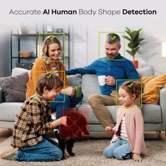 5MP 8-Channel Wireless PT & Bullet Security Camera System, 8MP NVR, 5MP Wifi Pan & Tilt IP Cameras, Two-Way Audio, IP66 Waterproof, Smart AI Human Detection, Work With Alexa
