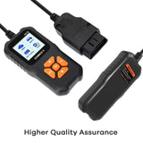 OBD2 Scanner w/ Color Screen, V318 Car Engine Fault Code Reader Erase Enhanced OBD II Diagnostic Scan Tool, Check State Emission Monitor Status