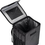 Car Trash Can with Lid and Storage Pockets, Eco-friendly, Reusable, 100% Leak-Proof Auto Organizer, Waterproof Garbage Can, Multipurpose Trash Bin