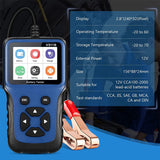 Car Battery Tester, 2.8'' LCD Color Screen, 12V 100-2000 CCA Automotive Load Battery, Cranking, Charging Test Scan Tool Digital Analyzer for Auto Truck Motorcycle ATV SUV Boat Yacht and More