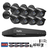 1080P  CCTV Home System Security Camera 8CH DVR  300TVL  Outdoor IP Day Night IR