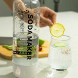 Sparkling Water Maker -Portable Soda Maker Machine for Home & Outdoor, 1000ml Compact Seltzer Maker w/ 10 Mini Cylinders Charger