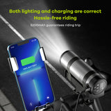 Portable Air Compressor Tire Inflator, 150 PSI Cordless Electric Air Pump w/ 5200mAh Rechargeable Battery, LED Lights, Pressure Gauge, Power Bank, for Bike Motorcycle Ball & Other Inflatables