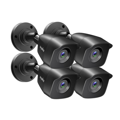 1080p Bullet Black CCTV 3000TVL Camera fit for Surveillance Security Kit 2.0MP