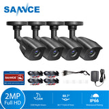 1080p Bullet Black CCTV 3000TVL Camera fit for Surveillance Security Kit 2.0MP
