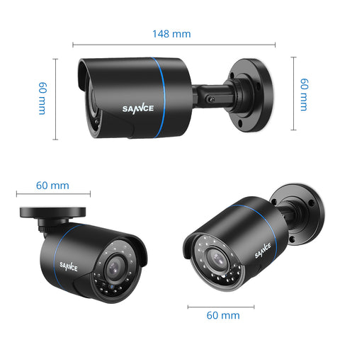 3000TVL 4IN1 Bullet 1080P HD CCTV Camera Home Surveillance System Night Vision IR