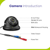 8 Channel 1080P Wired Security Camera System - Hybrid DVR, 2pcs 2MP Turret Cameras, Outdoor & Indoor, Smart Motion Detection, Remote Access