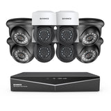 1080P 8 Channel PT Security Camera System - Hybrid 5-in-1 DVR, Pan & Tilt CCTV Camera, 100 ft Night Vision, Motion Detection, Outdoor, Waterproof