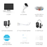 10.1" LCD Monitor 1080P DVR 3000TVL Home Security Camera System Outdoor