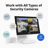 4CH DVR Recorder 1080P Home Security CCTV Systerm With 10.1" LCD Monitor Motion Detection