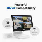 4CH DVR Recorder 1080P Home Security CCTV Systerm With 10.1" LCD Monitor Motion Detection