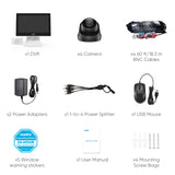 1080p 5-IN-1 DVR 1080P CCTV Home Security Camera System with 10.1'' LCD Monitor