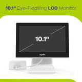 1080P 4 Channel DVR w/ 4pcs 2MP Outdoor Bullet Security Camera System, 10.1’’ LCD Colorful Monitor