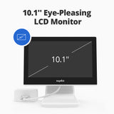 1080p HD 4CH 5 in1 HDMI DVR Video Recorder With 10.1" LCD Monitor for CCTV System