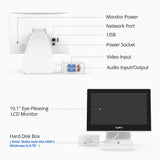 5MP 4 Channel Hybrid 5-in-1 CCTV Digital Video Recorder w/ 10.1“ LCD Colorful Monitor