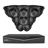 1080p 16 Channel 10 Camera Outdoor Wired Security System, Smart Motion Detection, 100 ft Infrared Night Vision, IP66 Weatherproof