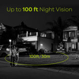 5MP 8 Channel Security Cameras System - Hybrid 5-in-1 CCTV DVR, Motion Detection, IP66 Weatherproof, Audio Recording