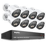 8CH 5IN1 DVR 1080P HD Home Color Day Night 3000TVL Security Camera System
