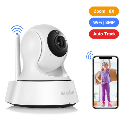 3MP HD Wireless IP Security Camera WiFi Home CCTV Network Two Way Audio