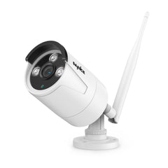 3MP Wireless Security Camera, 2Pcs WiFi IP Cameras for SANNCE N48WHE NVR, AI Human Detection, Work with Alexa, 100ft Night Vision, Remote Access & Smart Motion Alerts