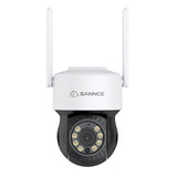 5MP Wireless PT Security Camera, Pan & Tilt, 2Pcs WiFi IP Cameras for SANNCE N48WHE NVR, AI Human Detection, Work with Alexa, 100ft Night Vision, Remote Access & Smart Motion Alerts
