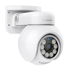 10 Channel 4K PoE Security System, 8MP Bullet & Pan-Tilt IP Cameras with AI Human/Vehicle Detection, Color Night Vision & Two-Way Audio