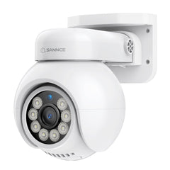 10 Channel 4K PoE Security System, 8MP Bullet & Pan-Tilt IP Cameras with AI Human/Vehicle Detection, Color Night Vision & Two-Way Audio