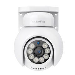 10 Channel 4K PoE Security System, 8MP Bullet & Pan-Tilt IP Cameras with AI Human/Vehicle Detection, Color Night Vision & Two-Way Audio