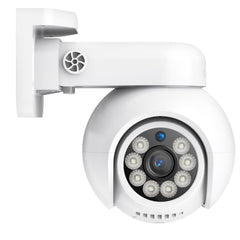 10 Channel 4K PoE Security System, 8MP Bullet & Pan-Tilt IP Cameras with AI Human/Vehicle Detection, Color Night Vision & Two-Way Audio