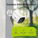 1080P 4 Channel DVR w/ 4pcs 2MP Outdoor Bullet Security Camera System, 10.1’’ LCD Colorful Monitor