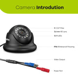 1080P Lite 8-Channel Wired Security DVR System with 2pcs 2MP Outdoor Dome Cameras