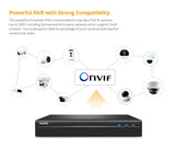 8CH POE NVR 1080P IP Network Security Audio Camera System Outdoor Metal Housing