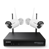 3MP 8-Channel Wireless Security Camera System, 5MP NVR, Audio Recording, IP66 Waterproof, Smart AI Human Detection, Work With Alexa