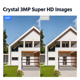 8CH 3MP HD Wireless Home Security Camera System, 5MP NVR, Audio Recording, WiFi IP Cameras