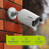 8 Channel 5MP PoE Security Camera System, 4K NVR & 4pcs 5MP Outdoor PoE IP Cameras, ONVIF Supported, H.265+, Audio Recording, Smart Motion Detection